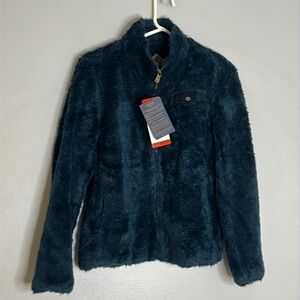 PENDLETON JEWL TONED FULL ZIP FLEECE JACKET MEDIUM WOMENS new w tag blue green